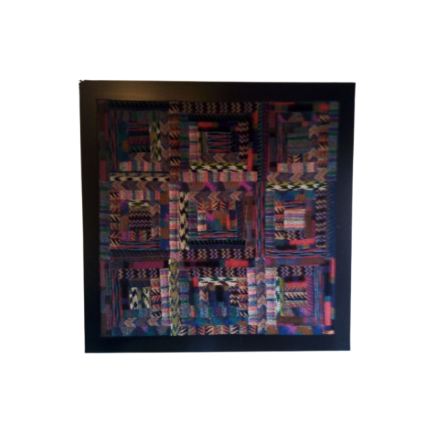 Wandteppich mit Holzrahmen (Vintage 1990er Jahre), Missoni von Missoni