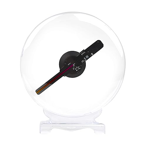 Missyou 3D Hologramm Projektor 20CM mit App Steuerung Bluetooth LED Display Schutzgehäuse Fernbedienung und 1500 Videos für Werbung Messe Schaufenster Weihnachten Halloween von Missyou