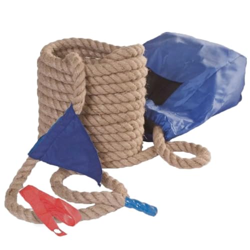 MISTER GADGET, MG3430, 3M Tauziehen-Spiel, Robustes Seil aus hochwertigen Materialien, Bunte Flaggen zur Markierung der Ziellinie, Einfache Installation und Verwendung für alle Altersgruppen von Mister Gadget