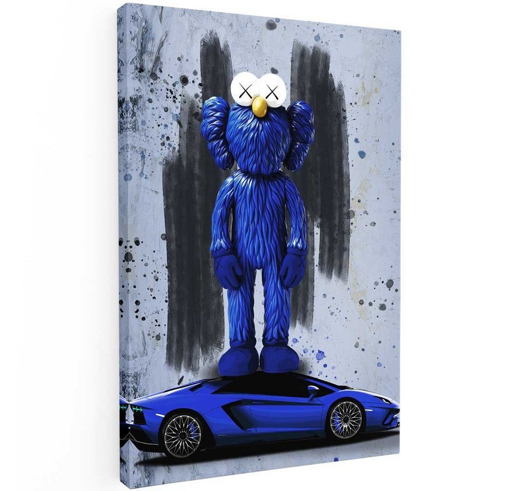 Mister-Kreativ Wandbild Blue Astonished Kaw - Premium Wandbild, Viele Größen + Materialien, Poster + Leinwand + Acrylglas von Mister-Kreativ