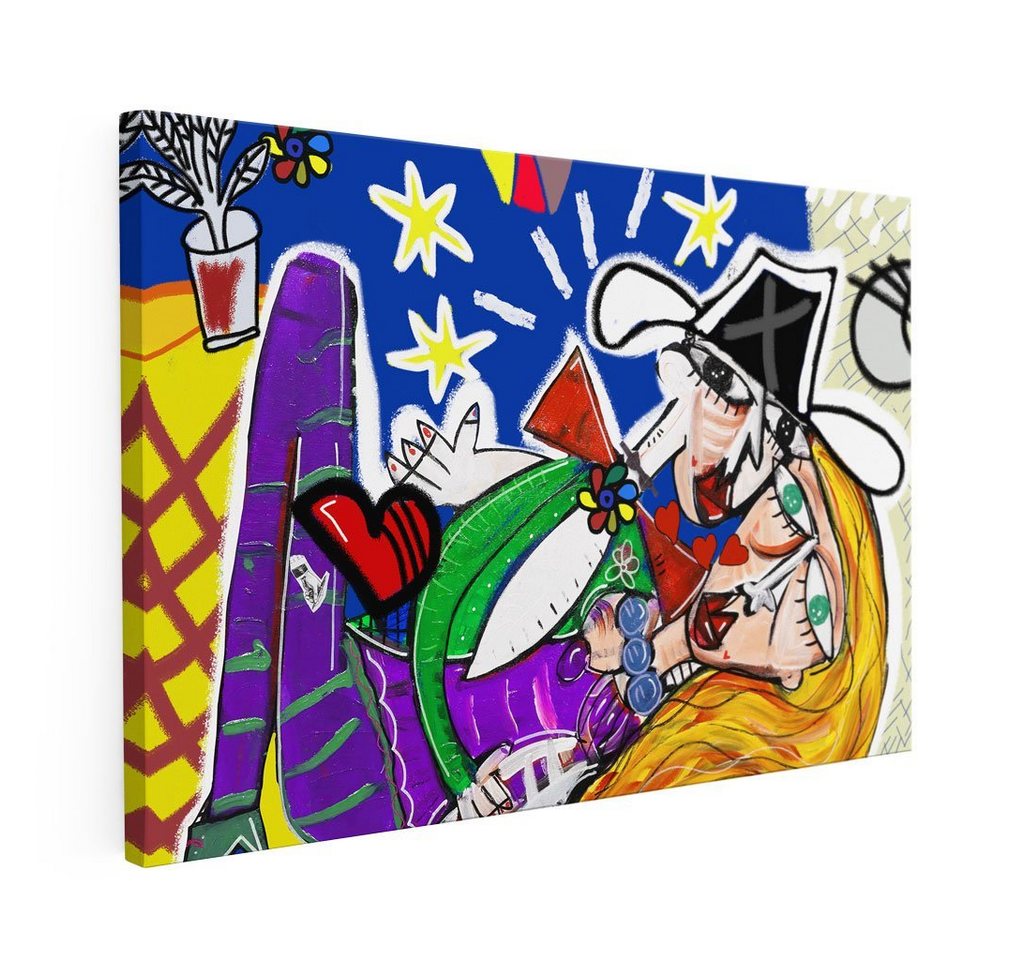 Mister-Kreativ XXL-Wandbild Abstract Art Couple - Premium Wandbild, Viele Größen + Materialien, Poster + Leinwand + Acrylglas von Mister-Kreativ