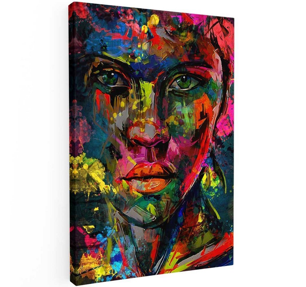 Mister-Kreativ XXL-Wandbild Abstract Colour Face - Premium Wandbild, Viele Größen + Materialien, Poster + Leinwand + Acrylglas von Mister-Kreativ