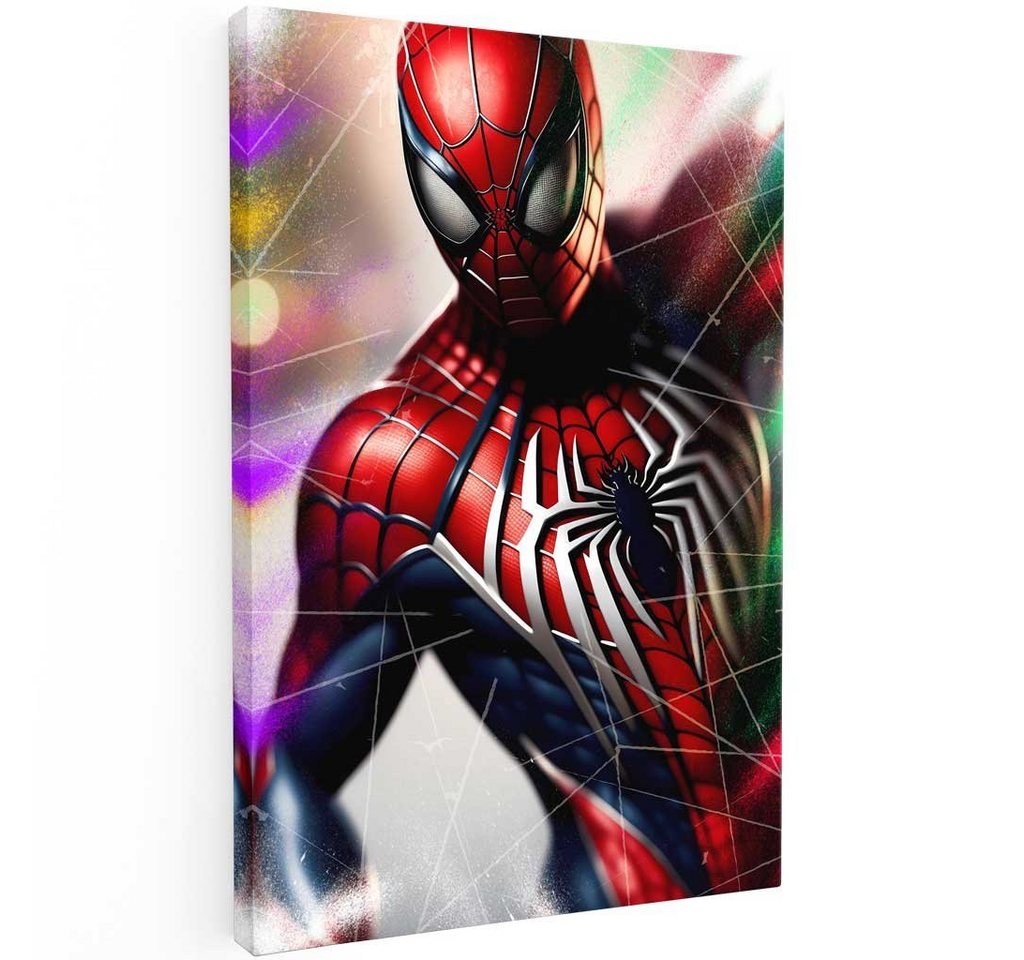 Mister-Kreativ XXL-Wandbild Colorful Spider - Premium Wandbild, Viele Größen + Materialien, Poster + Leinwand + Acrylglas von Mister-Kreativ