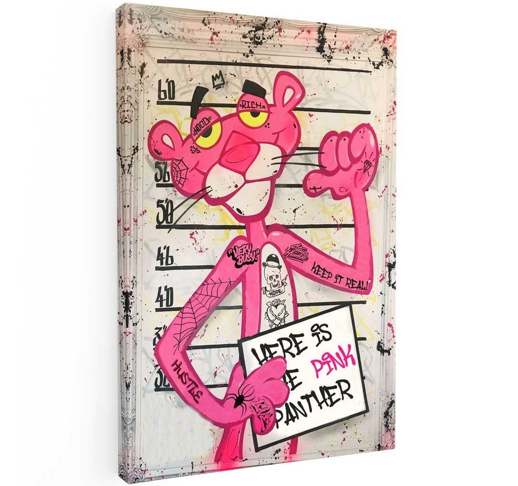 Mister-Kreativ XXL-Wandbild Convicted Pink Panther - Premium Wandbild, Viele Größen + Materialien, Poster + Leinwand + Acrylglas von Mister-Kreativ