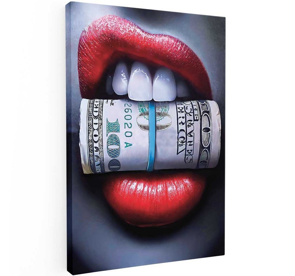 Mister-Kreativ XXL-Wandbild Dollar Bite - Premium Wandbild, Viele Größen + Materialien, Poster + Leinwand + Acrylglas von Mister-Kreativ