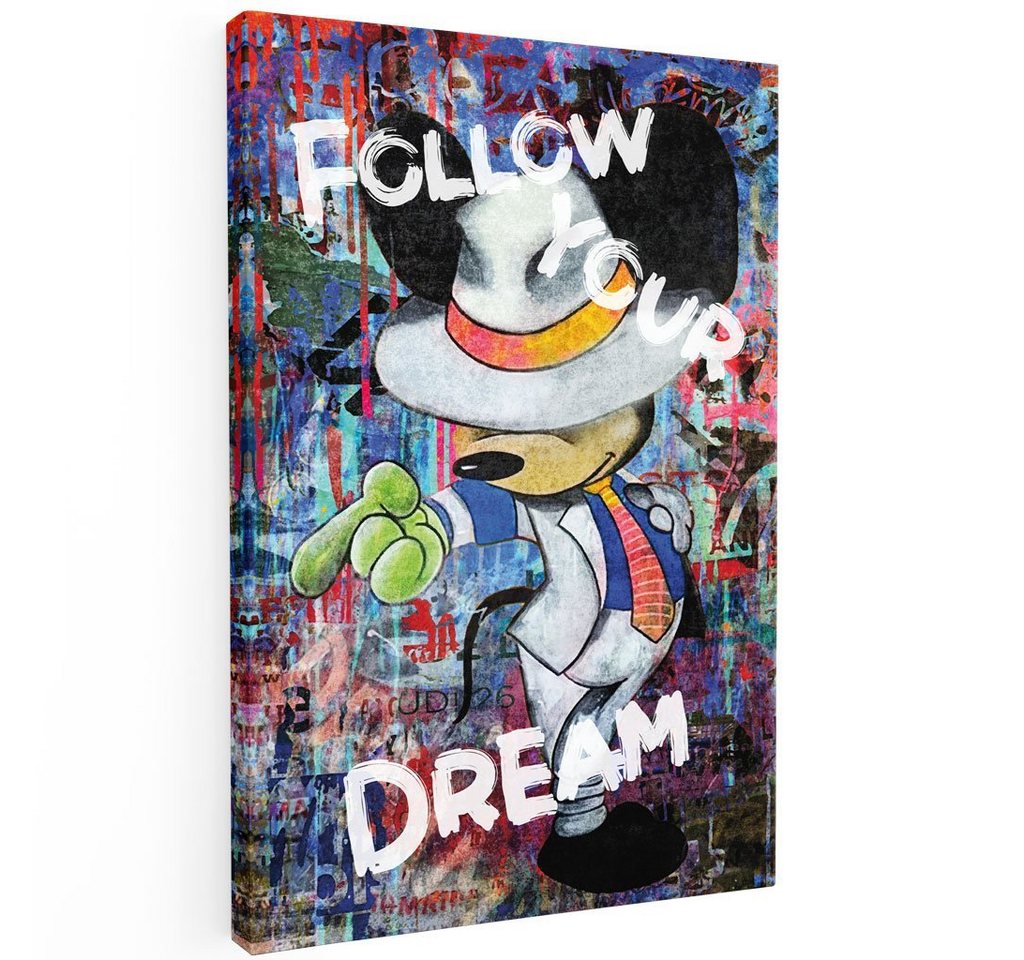 Mister-Kreativ XXL-Wandbild Follow Your Dream - Premium Wandbild, Viele Größen + Materialien, Poster + Leinwand + Acrylglas von Mister-Kreativ