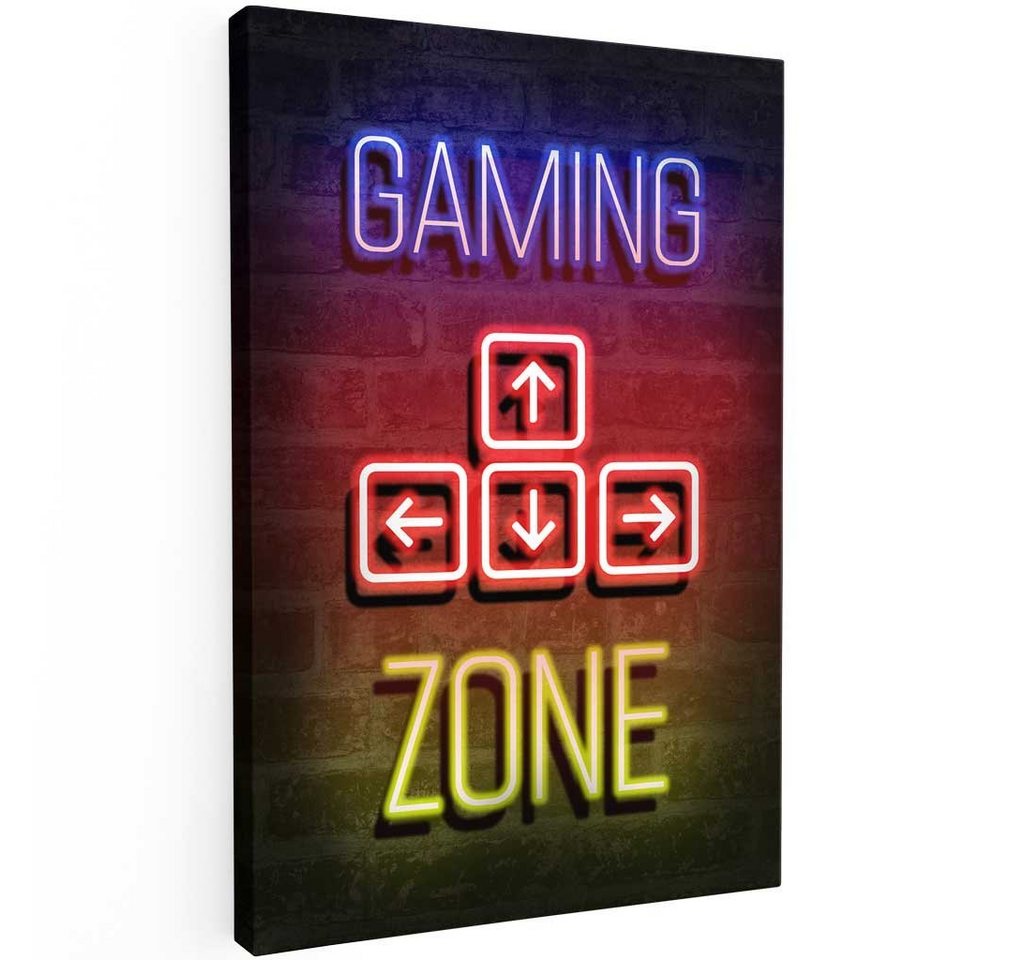 Mister-Kreativ XXL-Wandbild Gaming Zone Arrows - Premium Wandbild, Viele Größen + Materialien, Poster + Leinwand + Acrylglas von Mister-Kreativ