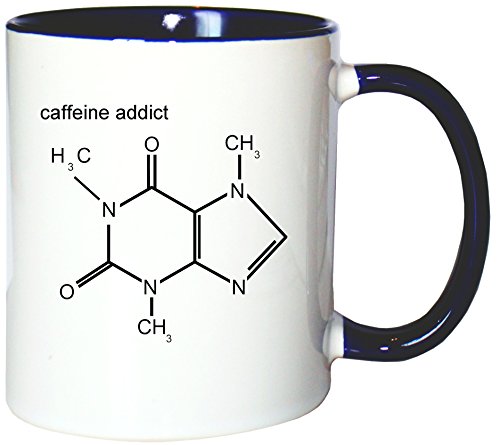 Mister Merchandise Kaffeetasse Becher Caffeine Accict - Koffeein Kaffee Teetasse von Mister Merchandise