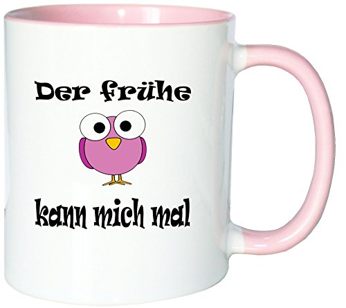 Mister Merchandise Kaffeetasse Becher Der frühe Vogel kann Mich mal Teetasse von Mister Merchandise