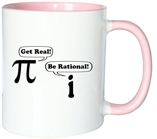 Mister Merchandise Kaffeetasse Becher Get real - Be rational Teetasse von Mister Merchandise