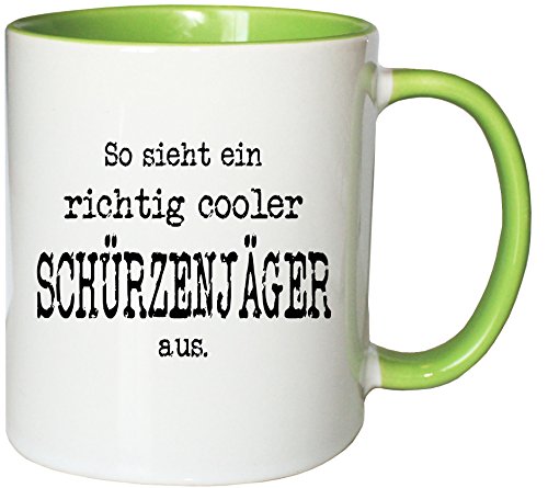 Mister Merchandise Kaffeetasse Becher So Sieht EIN richtig Cooler Schürzenjäger von Mister Merchandise