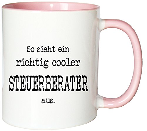 Mister Merchandise Kaffeetasse Becher So Sieht EIN richtig Cooler Steuerberater von Mister Merchandise