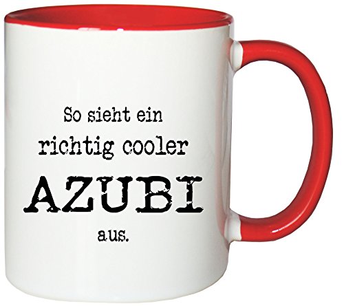 Mister Merchandise Kaffeetasse Becher So Sieht EIN richtig Cooler Azubi von Mister Merchandise