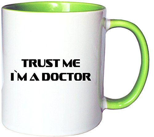 Mister Merchandise Kaffeetasse Becher Trust Me. I´m a Doctor Teetasse von Mister Merchandise