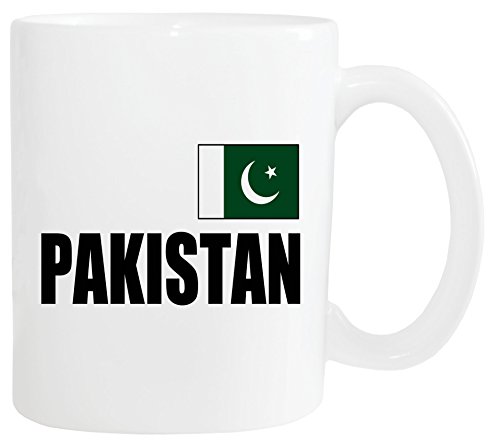 Mister Merchandise Kaffeetasse Pakistan Fahne Flag Teetasse Becher, Farbe: Weiß von Mister Merchandise