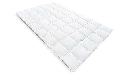 Bettdecke 155x220 cm Ganzjahresdecke Ökotex 100 Mikrofaser Waschbar weißer Bettdecke von Mister Sandman