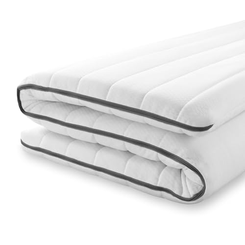Mister Sandman 90x190 Matratzenauflage, Matratzen Kaltschaum Topper für Liegekomfort und Matratzenschutz, geeignet für alle Matratzen und Boxspringbetten, weich, Höhe ca. 5cm von Mister Sandman