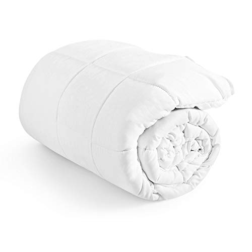 Mister Sandman Bettdecke 135x200, warme Winterdecke, Mikrofaser Bettdecke in Komfortgröße, Steppbett mit Überlänge, Hohlfaserfüllung, weißer Bezug Mister Sandman Bettdecke 135x200, warme Winterdecke, Mikrofaser Bettdecke in Komfortgröße, Steppbett mit Überlänge, Hohlfaserfüllung, weißer Bezug von Mister Sandman