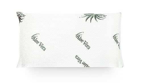 Mister Sandman Ergonomisches Memory Foam Kissen 40x80cm, Visco Kissen perfekt geeignet für Bauchschläfer, Rückenschläfer und Seitenschläfer, Nackenstützkissen mit Aloe Vera Bezug von Mister Sandman