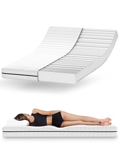 Mister Sandman Kaltschaummatratze 90x200, Matratze mit 7 Zonen Technologie, 18 cm hoch, Härtegrad H2 & H3, Allergiefreundlich, Für Jede Schlafposition, Versand als Rollmatratze von Mister Sandman