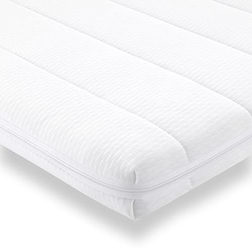 Mister Sandman Topper 80x190, Ergonomische Matratzenauflage, Kaltschaum Topper weich, Bequeme, atmungsaktive Matratzenauflage für alle Matratzenarten und Boxspringbetten, Topper Höhe ca. 5cm von Mister Sandman