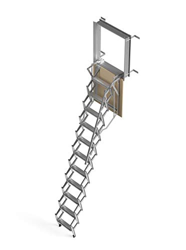 Ausziehbare Wandleiter Mister Step ADJ WALL H=251÷275 cm - 10 Stufen + mehrschichtige Schale von Mister Step