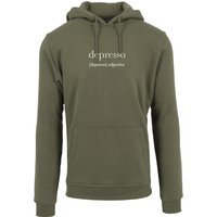 MisterTee Sweater "Herren Depresso Hoody", (1 tlg.) von Mistertee