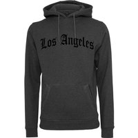 MisterTee Sweater "Herren Los Angeles Wording Hoody", (1 tlg.) von Mistertee