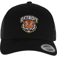 MisterTee Trucker Cap "MisterTee Detroit Tiger Head Patch 5-Panel Retro Trucker Cap" MisterTee Trucker Cap "MisterTee Detroit Tiger Head Patch 5-Panel Retro Trucker Cap" von Mistertee