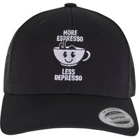 MisterTee Trucker Cap "MisterTee More Espresso Less Depresso Retro Trucker" MisterTee Trucker Cap "MisterTee More Espresso Less Depresso Retro Trucker" von Mistertee