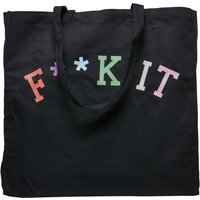 MisterTee Umhängetasche "MisterTee Unisex Fuck It Oversize Canvas Tote Bag", (1 tlg.) von Mistertee