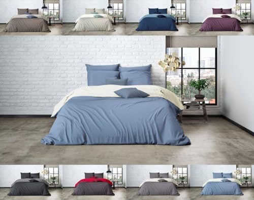Uni Einfarbig Wende Bettwäsche Mistral Home Edel Perkal 100% Ägyptische Baumwolle, Größe:135x200cm Bettwäsche, Farbe:Pristine-Soft Blue Uni Einfarbig Wende Bettwäsche Mistral Home Edel Perkal 100% Ägyptische Baumwolle, Größe:135x200cm Bettwäsche, Farbe:Pristine-Soft Blue von MISTRAL HOME