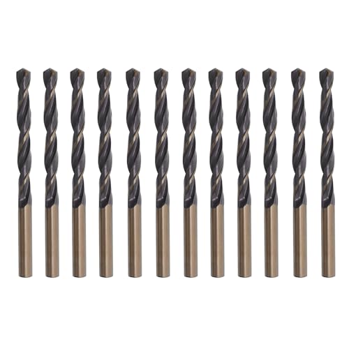Misuyue 12 Stücke Metallbohrer, 3mm HSS Stahlbohrer Set, Professional Spiralbohrer Eisenbohrer für Metall, Aluminium, Hartplastik, Edelstahl, Holzbohrer Misuyue 12 Stücke Metallbohrer, 3mm HSS Stahlbohrer Set, Professional Spiralbohrer Eisenbohrer für Metall, Aluminium, Hartplastik, Edelstahl, Holzbohrer von Misuyue