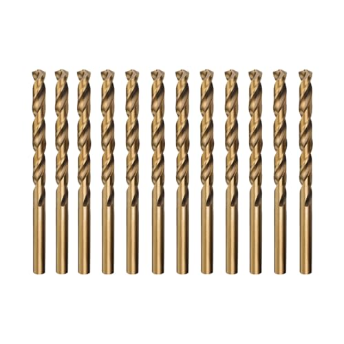 Misuyue 3mm M35 Cobalt Bohrer, 12 Stück HSS Metallbohrer Set, Stahlbohrer, Spiralbohrer, Eisenbohrer, Stahlbeton Bohrer für Edelstahl Metall Gusseisen Aluminium Holzbohrer Misuyue 3mm M35 Cobalt Bohrer, 12 Stück HSS Metallbohrer Set, Stahlbohrer, Spiralbohrer, Eisenbohrer, Stahlbeton Bohrer für Edelstahl Metall Gusseisen Aluminium Holzbohrer von Misuyue