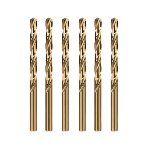 Misuyue 4mm Metallbohrer Set, 6pcs HSS M35 Cobalt Bohrer, Stahlbohrer, Spiralbohrer, Eisenbohrer, Stahlbeton Bohrer für Edelstahl Metall Gusseisen Aluminium Holzbohrer Misuyue 4mm Metallbohrer Set, 6pcs HSS M35 Cobalt Bohrer, Stahlbohrer, Spiralbohrer, Eisenbohrer, Stahlbeton Bohrer für Edelstahl Metall Gusseisen Aluminium Holzbohrer von Misuyue