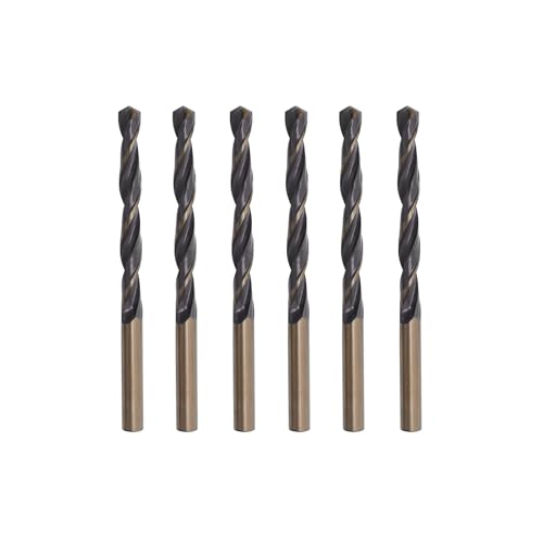 Misuyue 6 Stücke Metallbohrer, 3.5mm HSS Stahlbohrer Set, Professional Spiralbohrer Eisenbohrer für Metall, Aluminium, Hartplastik, Edelstahl, Holzbohrer Misuyue 6 Stücke Metallbohrer, 3.5mm HSS Stahlbohrer Set, Professional Spiralbohrer Eisenbohrer für Metall, Aluminium, Hartplastik, Edelstahl, Holzbohrer von Misuyue