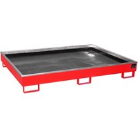 Bauer® Regal-Auffangwanne aus Stahl mit PE-Einsatz RW 1800 PE, lackiert, Feuerrot von Bauer®