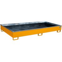 Bauer® Regal-Auffangwanne aus Stahl mit PE-Einsatz RW 2700-2 PE, lackiert, Gelborange von Bauer®