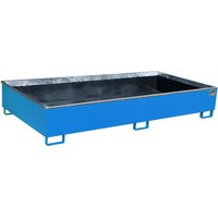 Bauer® Regal-Auffangwanne aus Stahl mit PE-Einsatz RW 2700-3 PE, lackiert, Lichtblau von Bauer®