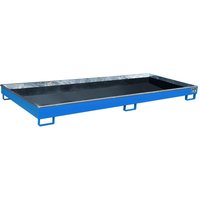 Bauer® Regal-Auffangwanne aus Stahl mit PE-Einsatz RW 3300-1 PE, lackiert, Lichtblau von Bauer®