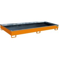 Bauer® Regal-Auffangwanne aus Stahl mit PE-Einsatz RW 3300-2 PE, lackiert, Gelborange von Bauer®
