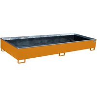 Bauer® Regal-Auffangwanne aus Stahl mit PE-Einsatz RW 3300-3 PE, lackiert, Gelborange von Bauer®