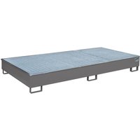 Bauer® Regal-Auffangwanne aus Stahl mit PE-Einsatz RW-GR 2700-2 PE, lackiert, Mausgrau von Bauer®