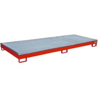Bauer® Regal-Auffangwanne aus Stahl mit PE-Einsatz RW-GR 3300-1 PE, lackiert, Feuerrot von Bauer®