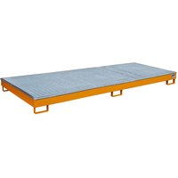 Bauer® Regal-Auffangwanne aus Stahl mit PE-Einsatz RW-GR 3300-1 PE, lackiert, Gelborange von Bauer®