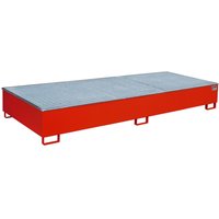 Bauer® Regal-Auffangwanne aus Stahl mit PE-Einsatz RW-GR 3300-3 PE, lackiert, Feuerrot von Bauer®