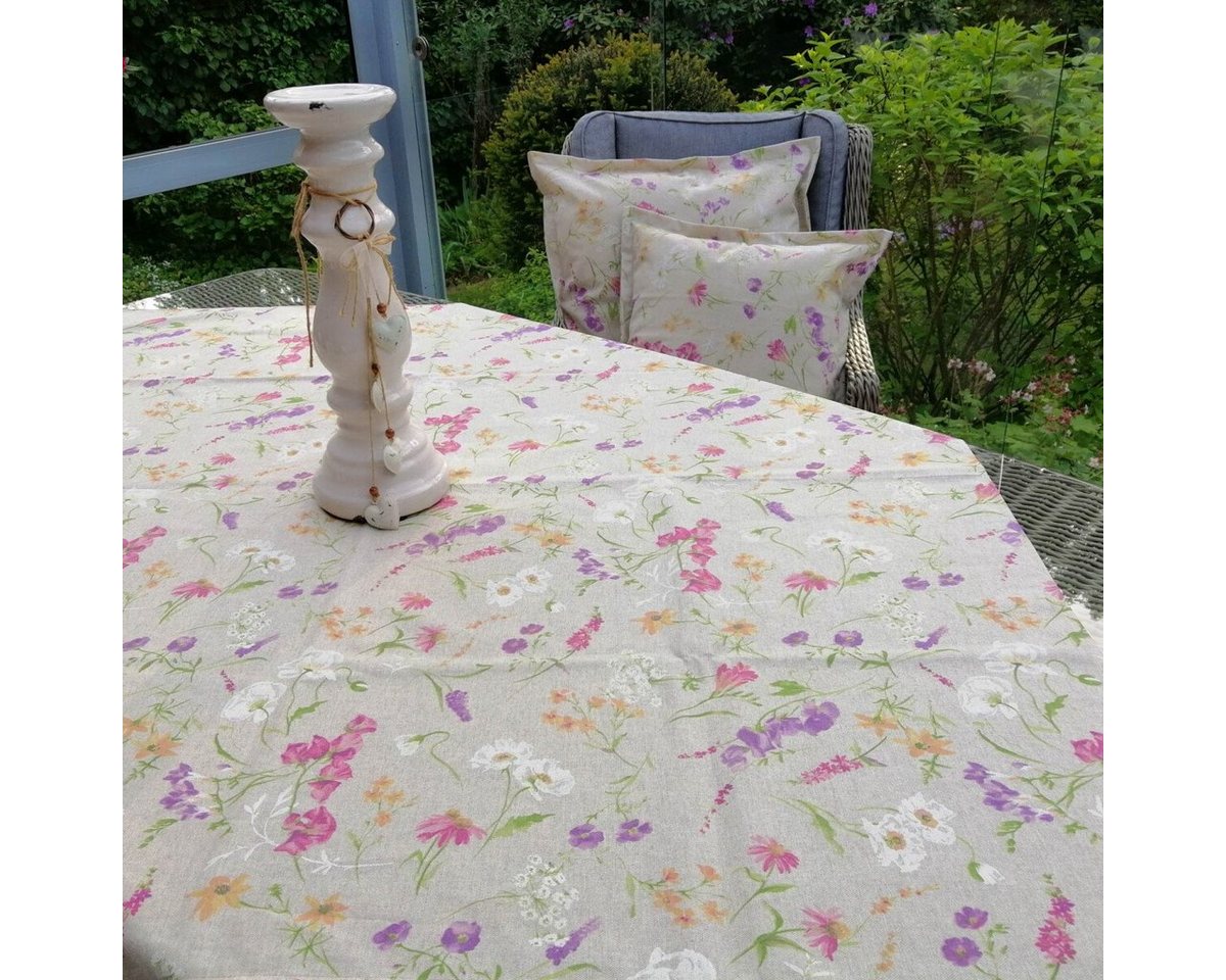 Mit Liebe dekoriert Tischdecke Tischdecken Blumen auf der Wiese - Beschichtet von Mit Liebe dekoriert