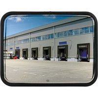 Vialux® Mehrzweckspiegel, Edelstahl, beschlagfrei, frostgeschützt, rechteckig, HxB 600 x 800 mm von Vialux®
