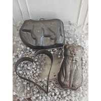 Alte Back - Und Schokoladenformen Mould Metall Set 5 Alte Back - Und Schokoladenformen Mould Metall Set 5 von MitHerzundZucker