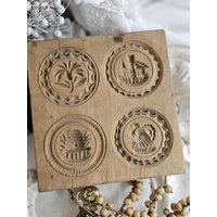 Altes Springerle Model Butterform Holzmodel Form Mould Holz Altes Springerle Model Butterform Holzmodel Form Mould Holz von MitHerzundZucker